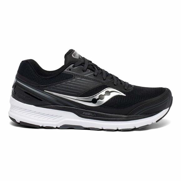 SAUCONY MEN'S ECHELON 8 RUNNING SHOE, BLACK/WHITE, 11 - Picture 3 of 3